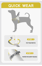 Reflective Dog Harness For Small-Medium Dogs