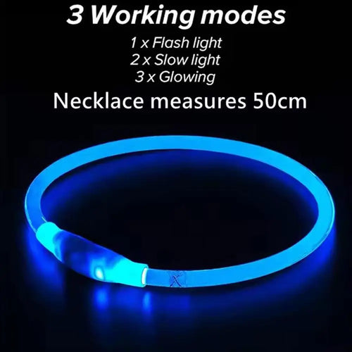 LED Dog Collar Luminous Anti-Lost